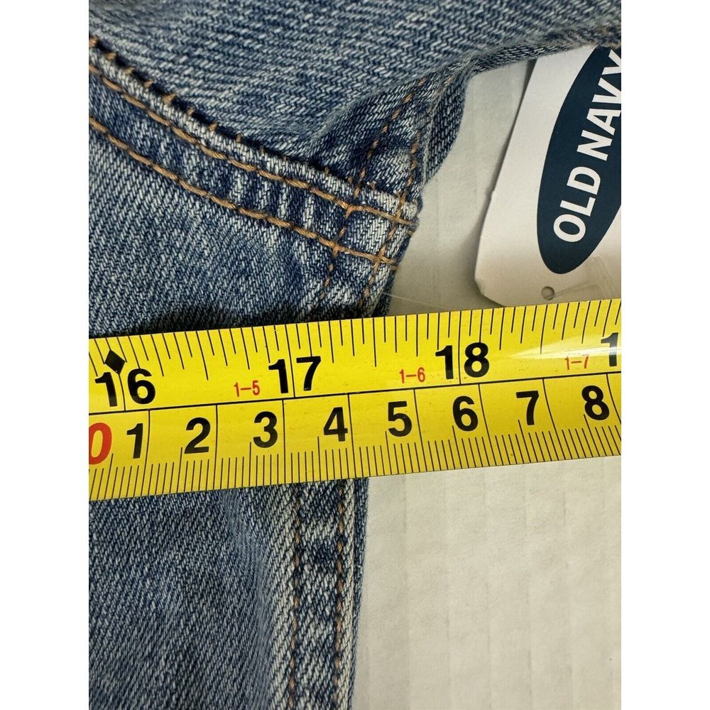 Old Navy‎ Classic Denim Boyfriend Trucker Medium Wash Jean Jacket Size S - Picture 4 of 5